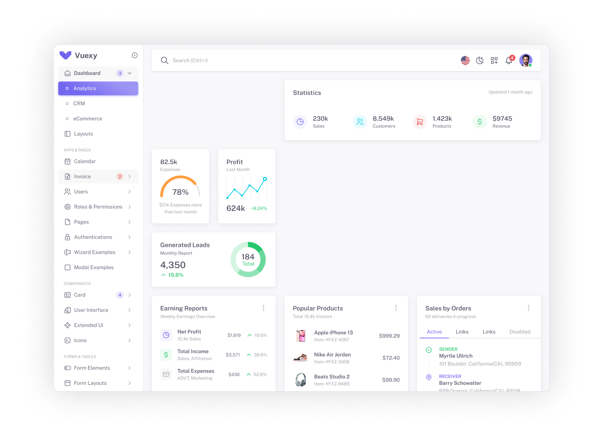 Kilasi Dashboard Preview